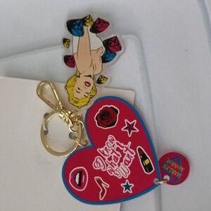 Marilyn Monroe I know what I want key chain